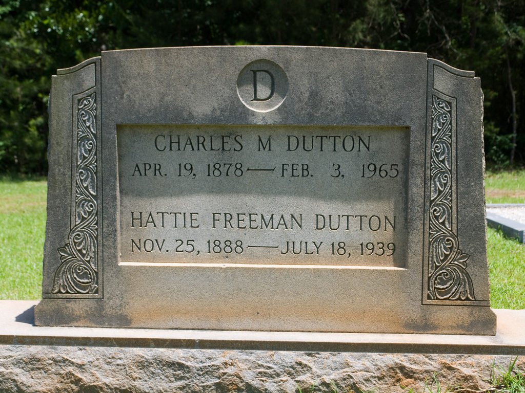 Tombstone of Charles Marshall Dutton