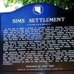 Sims Settlement Marker front