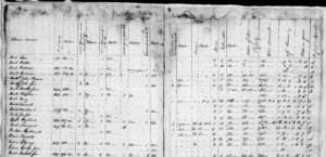 1783 supply tax assessment of East Newport Hundred, Charles County, Maryland, showing Zachariah Dutton.